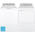 4.6 CuFt Top-Load Washer With 7.2 CuFt Front Load Electric Dryer