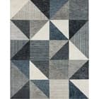 Oblique Blue Area Rug (96 x 120)