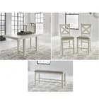 Table and 2 Bar Stools/Bench