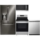 Black/Stainless Kitchen Package