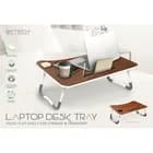 Foldable Laptop Desk Tray - Brown
