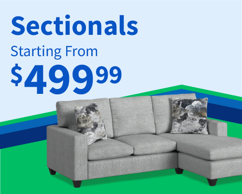 Sectional Starting from $499.99